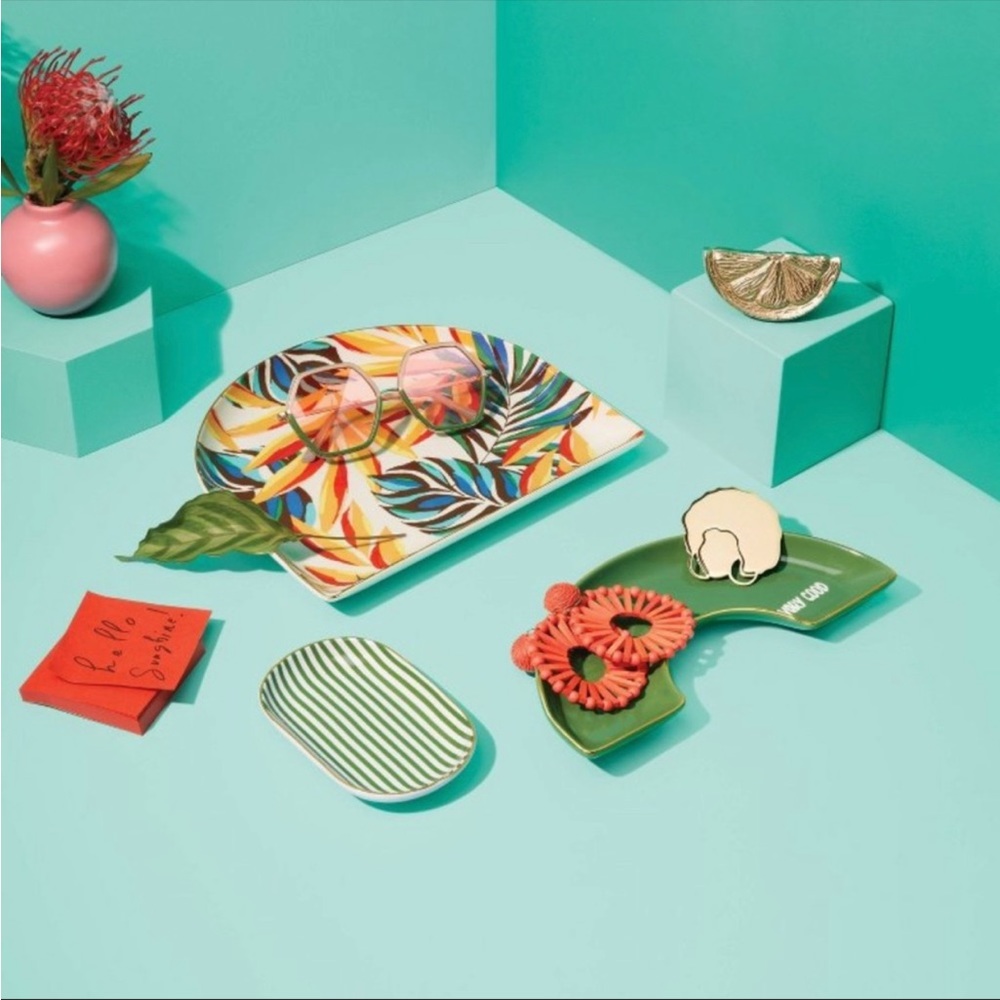 Tabitha Brown - 3 piece nesting tray set - NIB